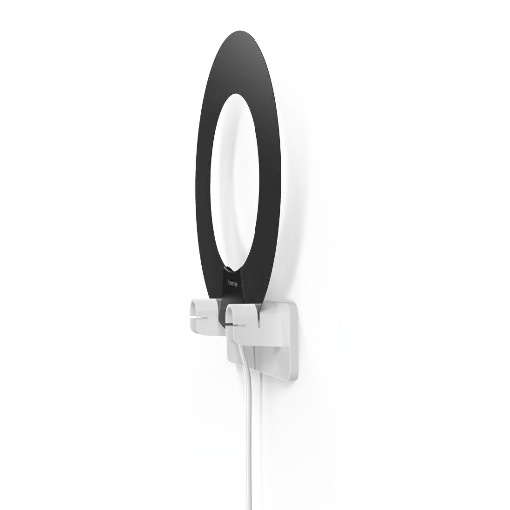 Hama antenne dvb-t dvb-t2 performance 45 anneaux design blanc actif