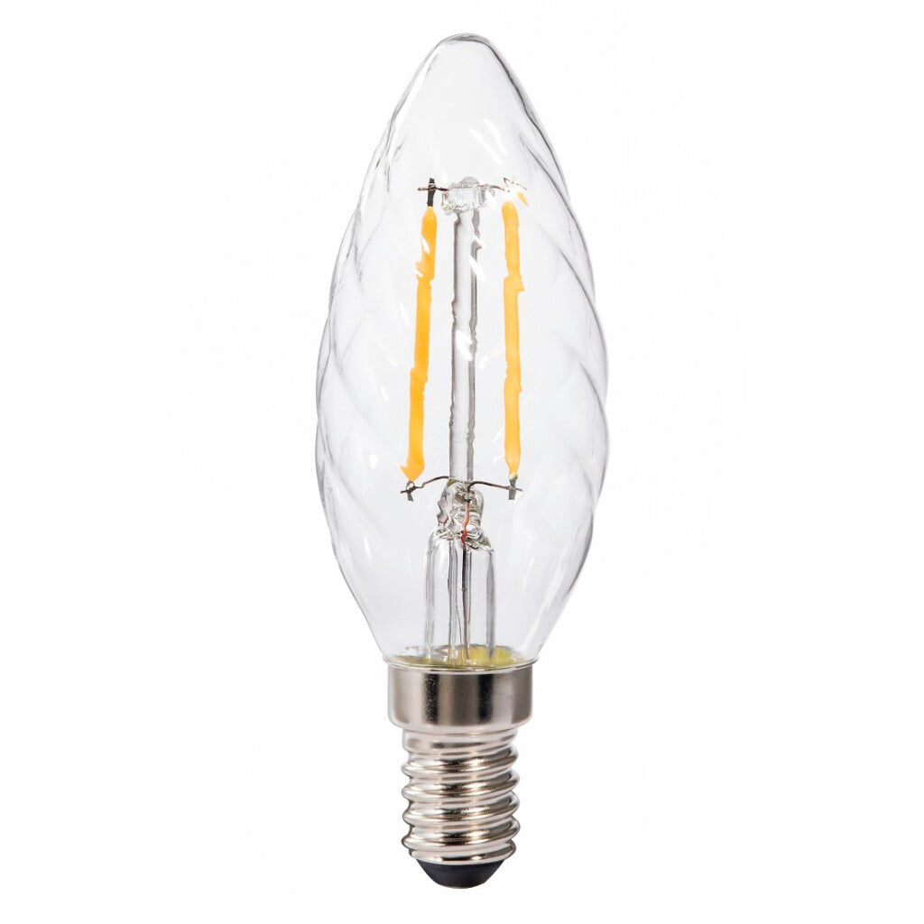 Le filament LED Xavax E14 250lm remplace la lampe bougie 25W blanc chaud