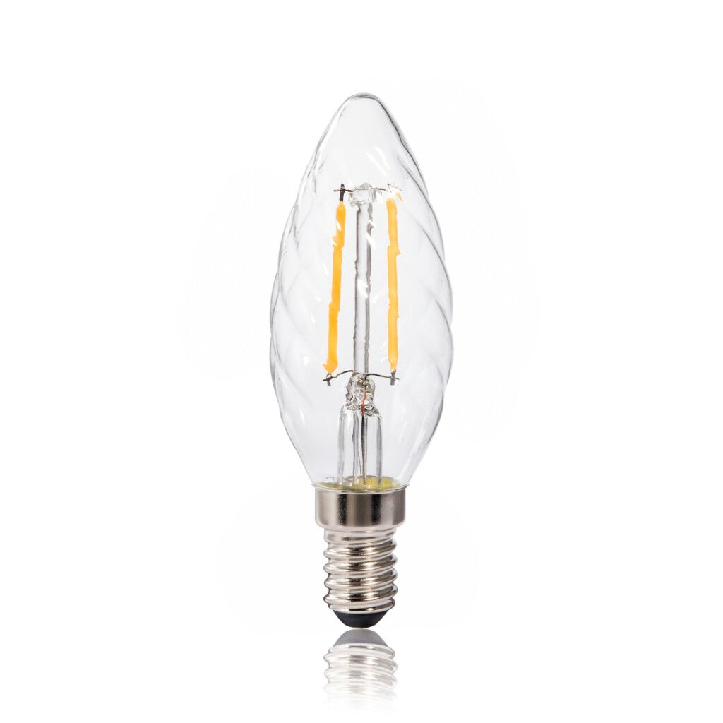 Le filament LED Xavax E14 250lm remplace la lampe bougie 25W blanc chaud