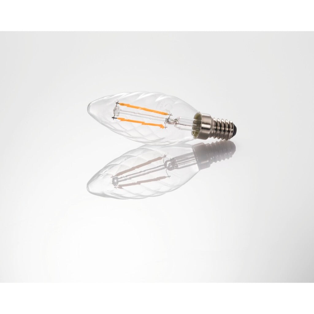Le filament LED Xavax E14 250lm remplace la lampe bougie 25W blanc chaud