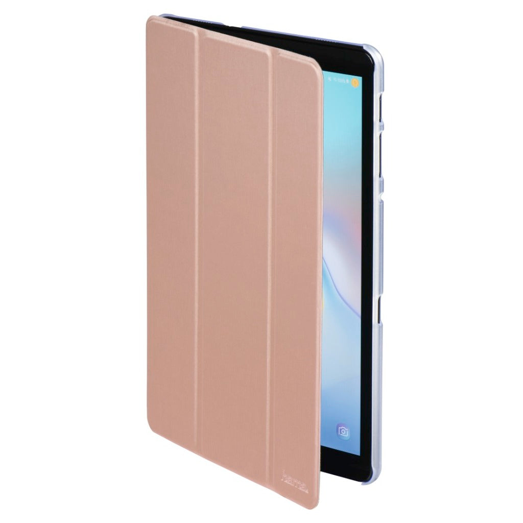 Hama étui pour tablette pliable transparent pour Samsung Galaxy Tab A 10.5 or rose
