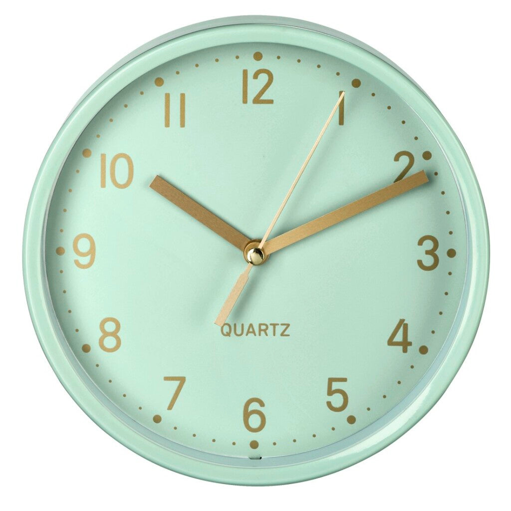 Hama horloge de table dorée à faible bruit menthe
