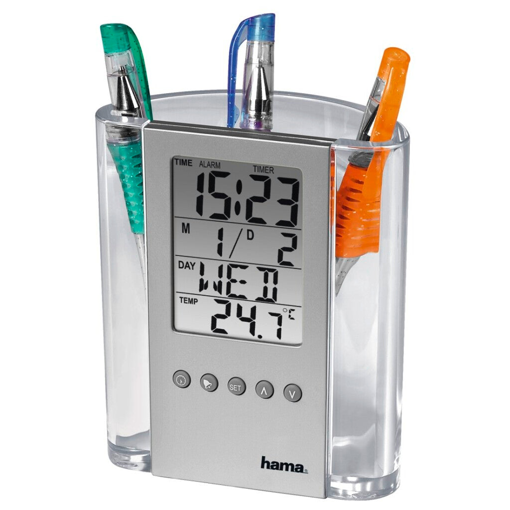Hama Thermomètre LCD et porte-stylo