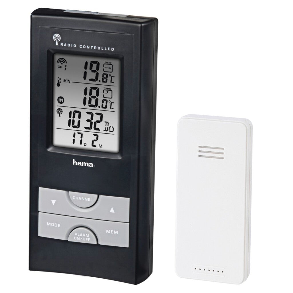 Hama station météo électronique ews-165 noir