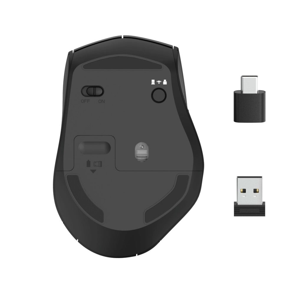 Hama Opt. Souris sans fil 6 boutons MW-600 double mode USB-C USB-A noir