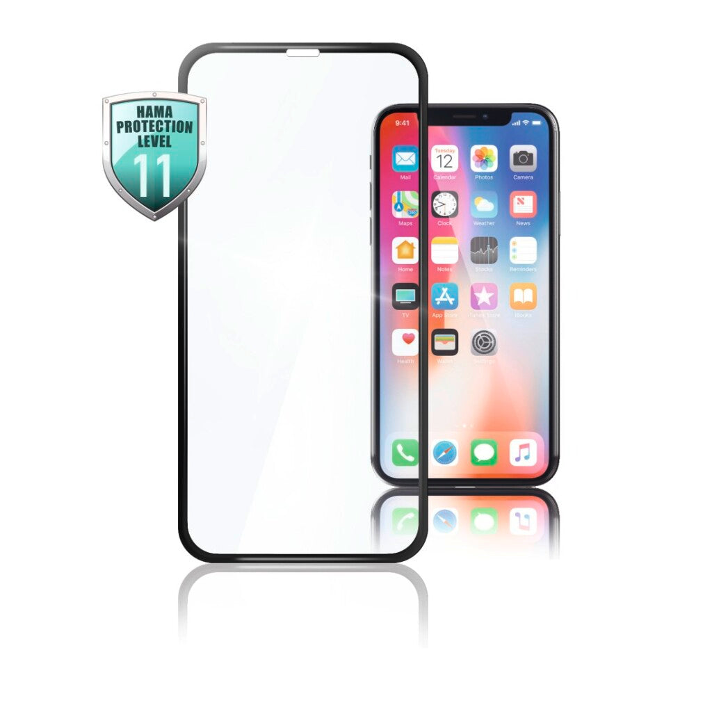 Verre de protection plein écran Hama 3D pour Apple iPhone 11 noir
