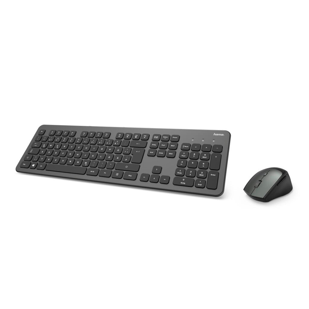 Hama ensemble clavier et souris sans fil kmw-700 anthracite noir nous