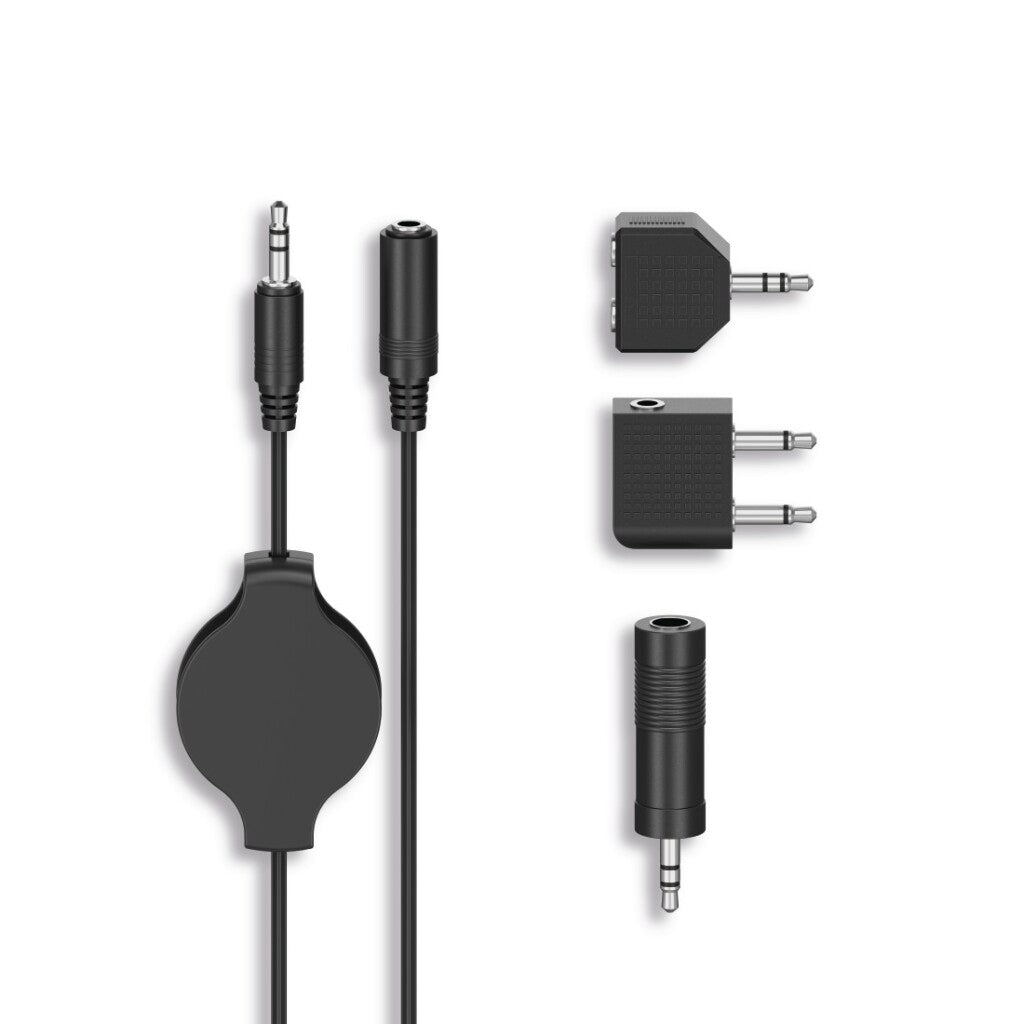 Hama Kit d'adaptateurs de voyage pour compagnies aériennes, 4 pièces