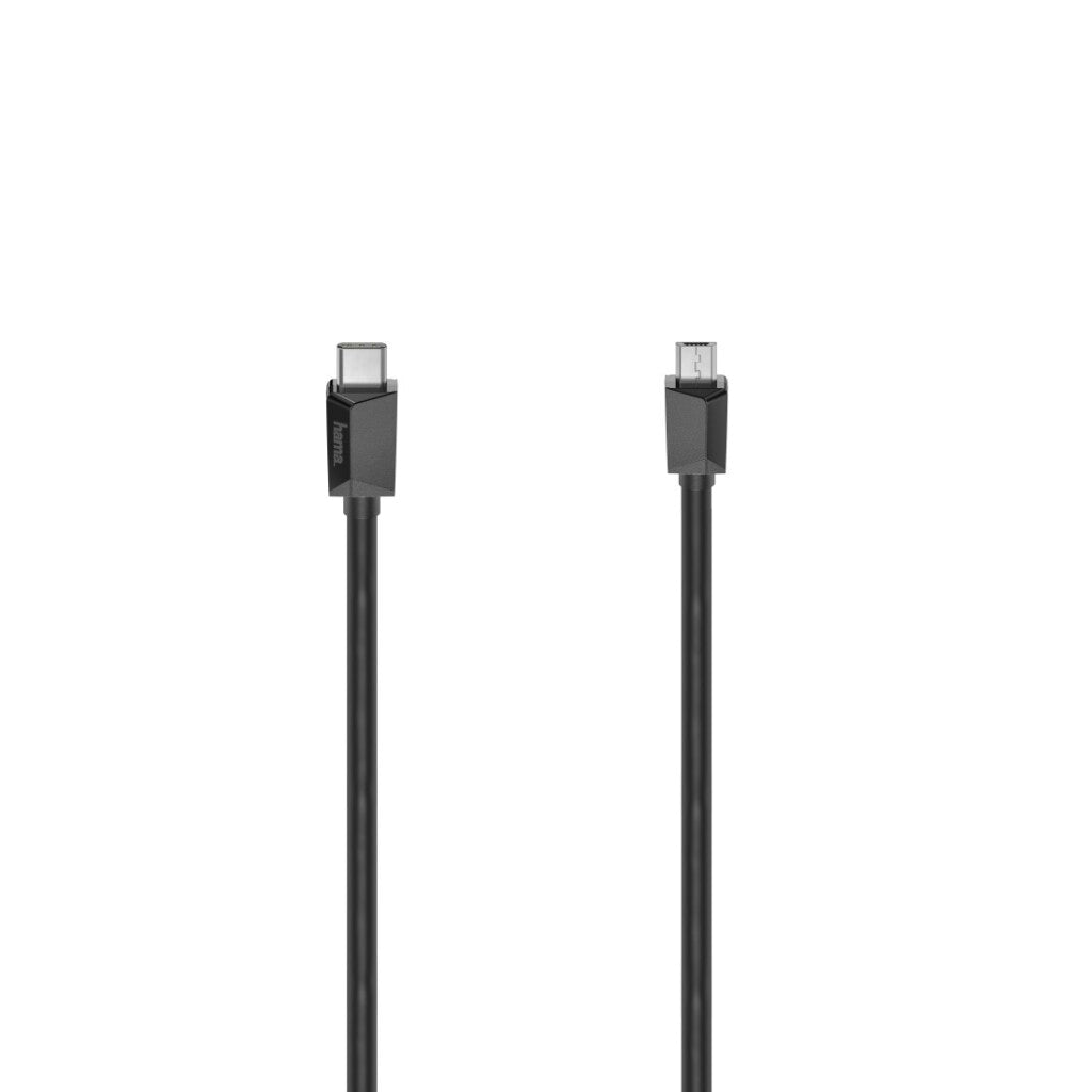 Hama Câble USB-C Fiche USB-C Fiche micro USB USB 2.0 480 Mbits 0,75 m