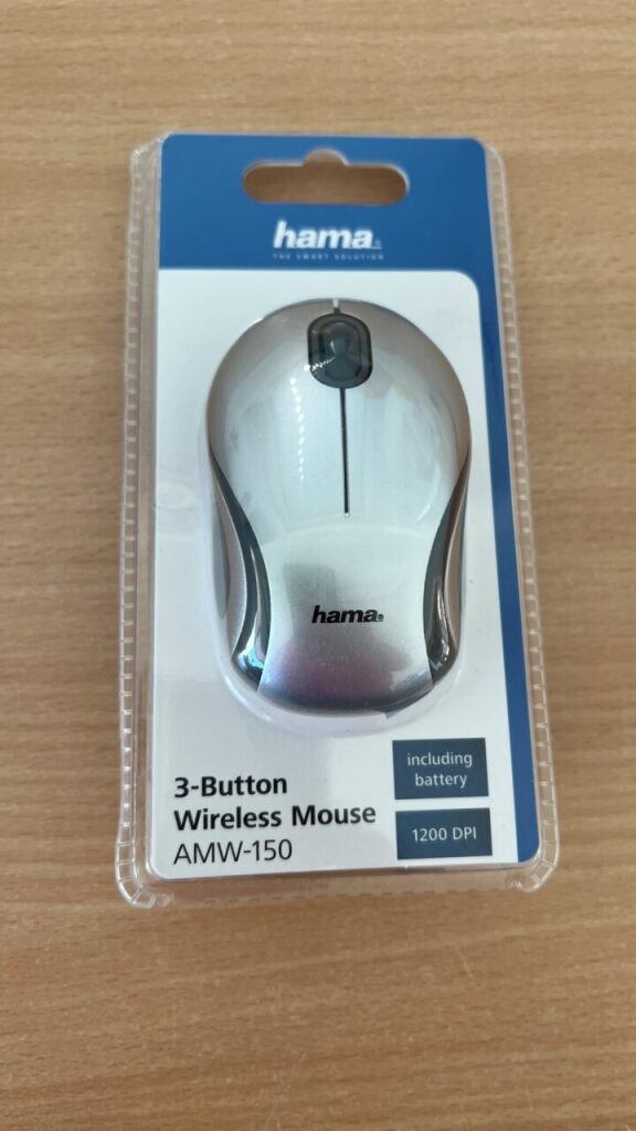 Hama mini souris optique souris sans fil 3 boutons amw-150 argent