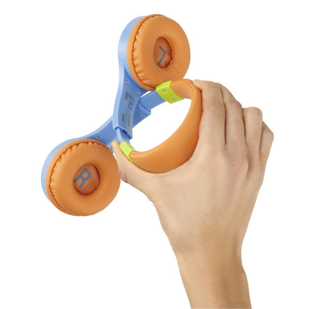 Hama kids guard casque supra-auriculaire pour enfants bleu orange