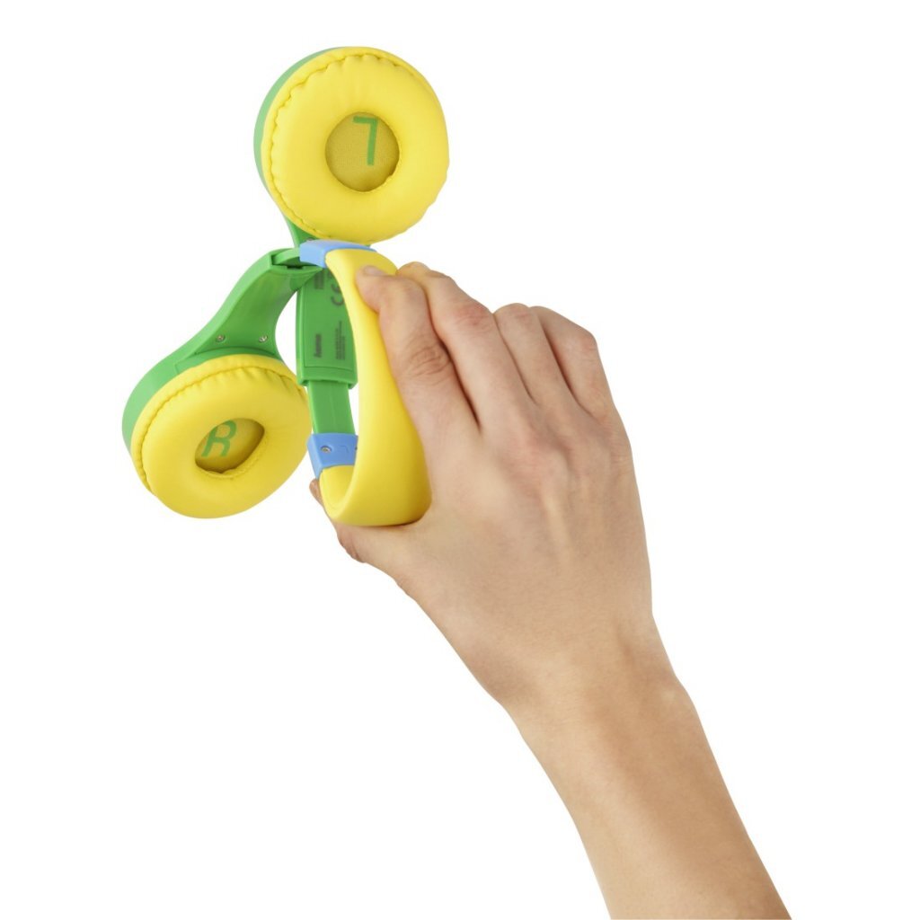 Hama kids guard casque supra-auriculaire pour enfants vert jaune