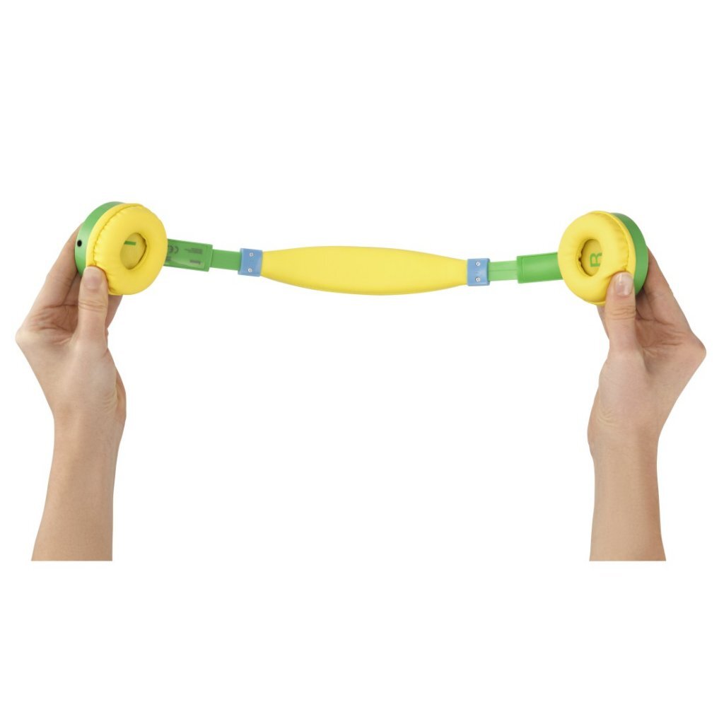 Hama kids guard casque supra-auriculaire pour enfants vert jaune