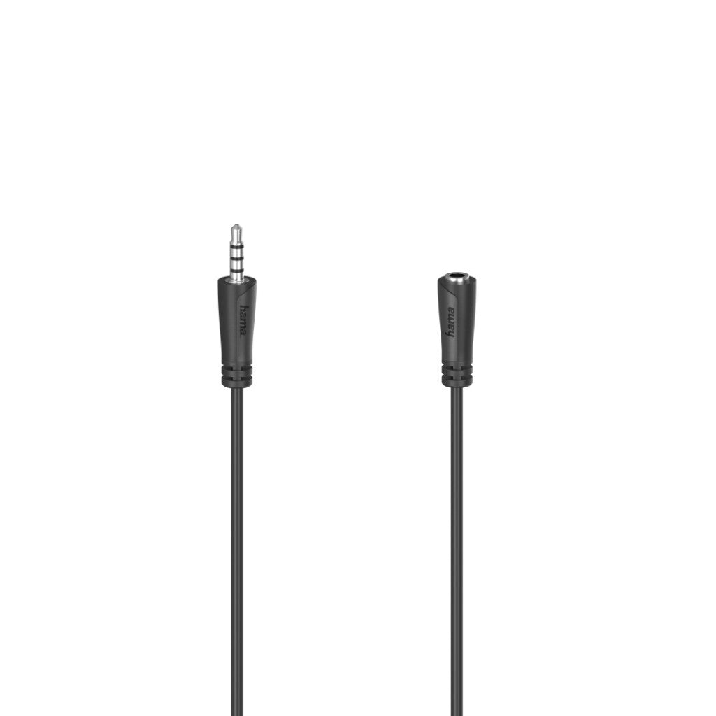 Câble d'extension pour casque Hama 4pol. Jack 3,5 mm - couplage stéréo 1,5 m