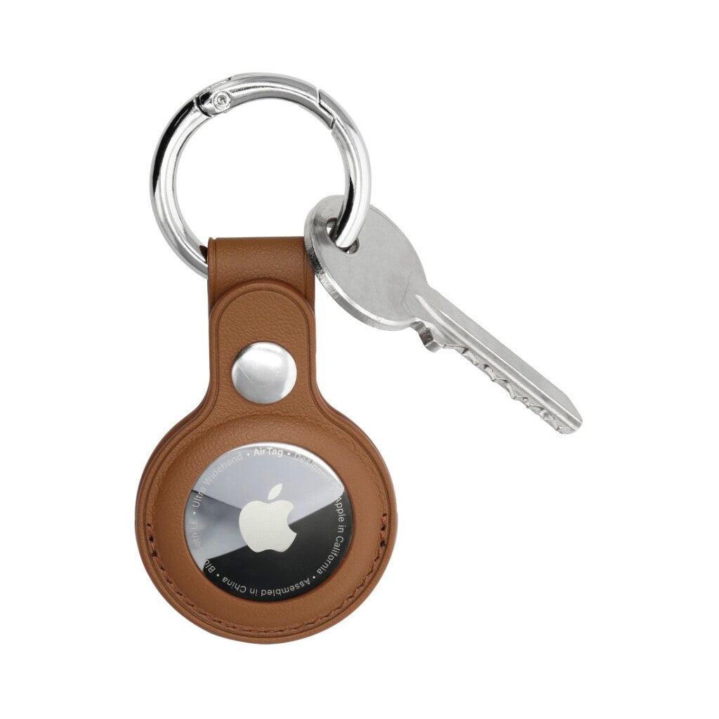 Hama protection de bord Finest Sens pour Apple Airtag marron
