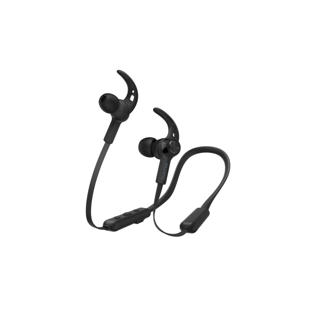 Enregistrement Hama Bluetooth ; casque freedom neck microphone intra-auriculaire contour d'oreille noir