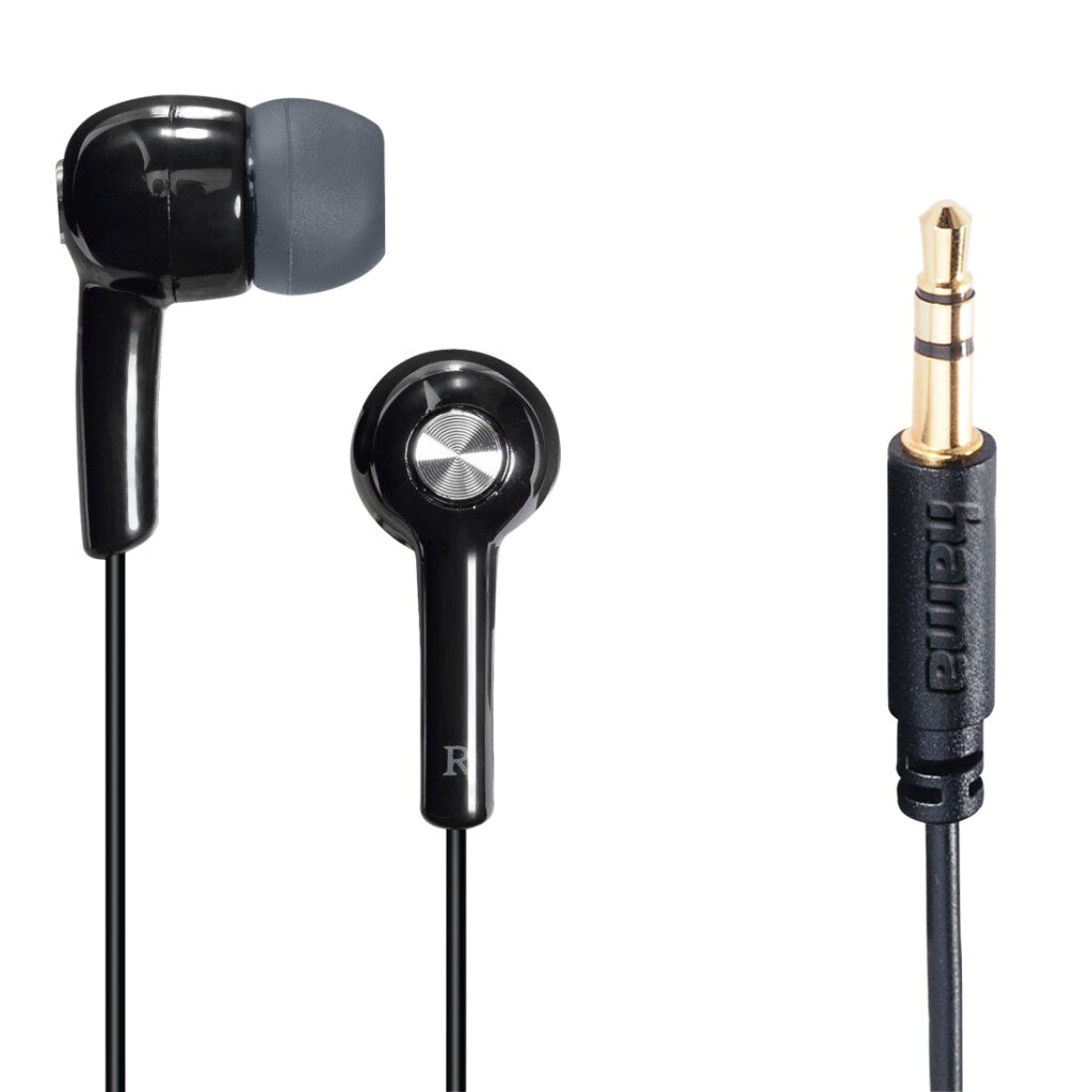 Hama bouchons d'oreilles brillants intra-auriculaires noirs