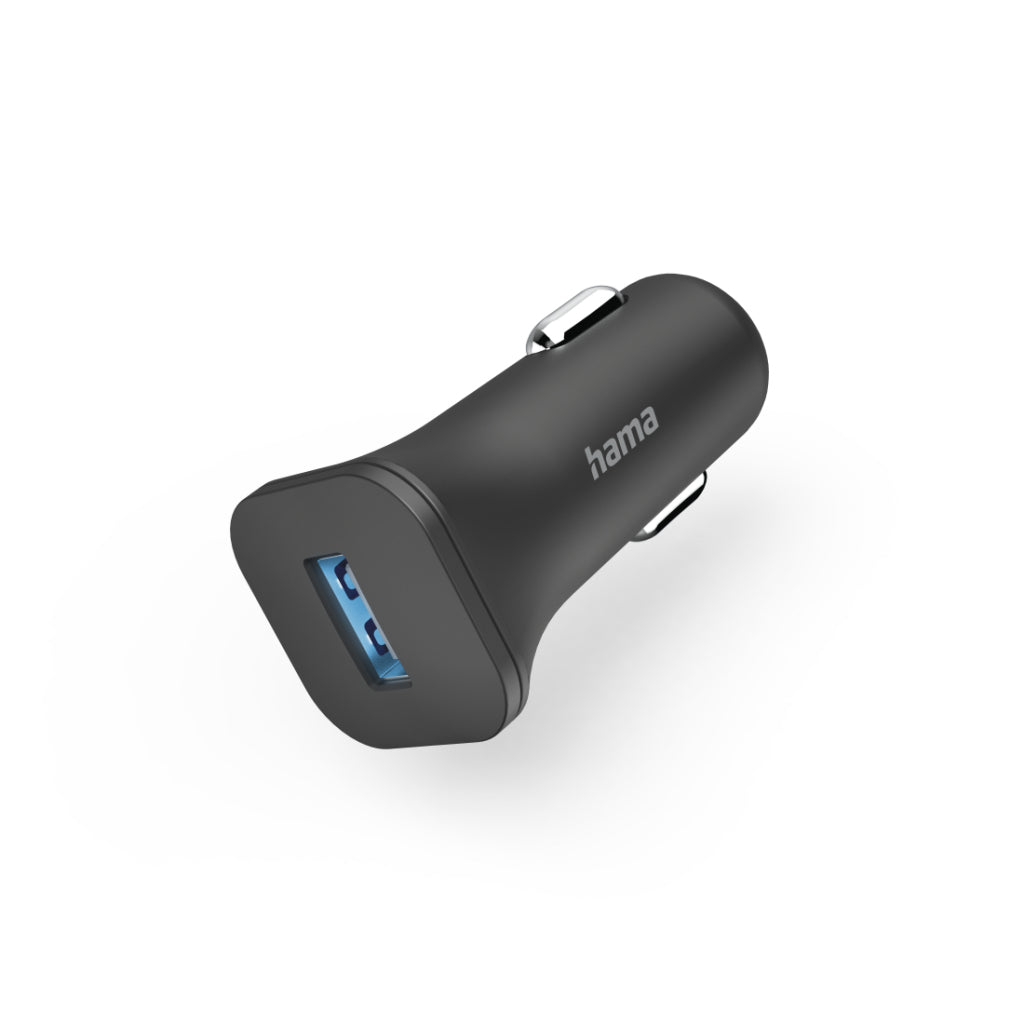 Chargeur de voiture Hama avec connexion USB-A 6 W noir