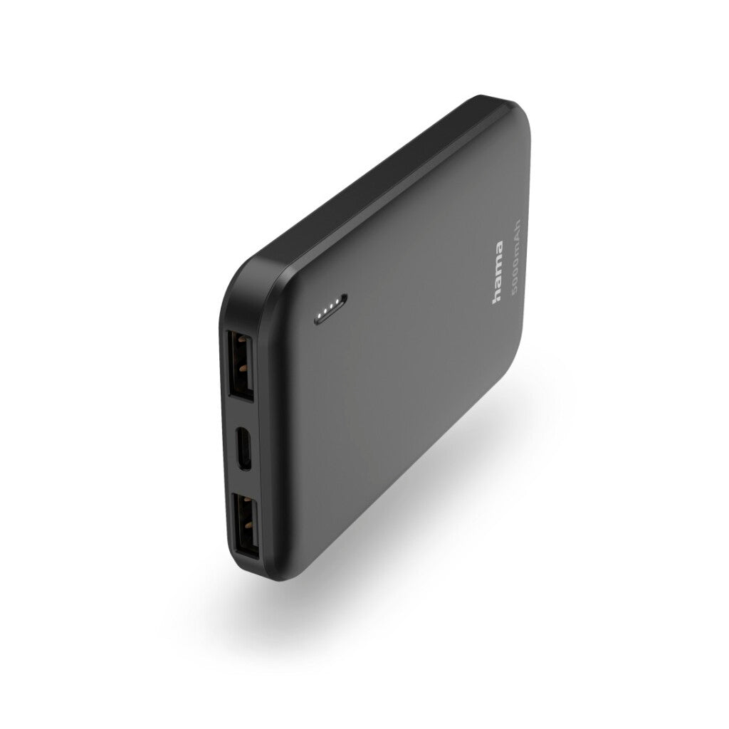 Hama power pack pocket 5 5000mah sorties : 2x USB-A anthracite