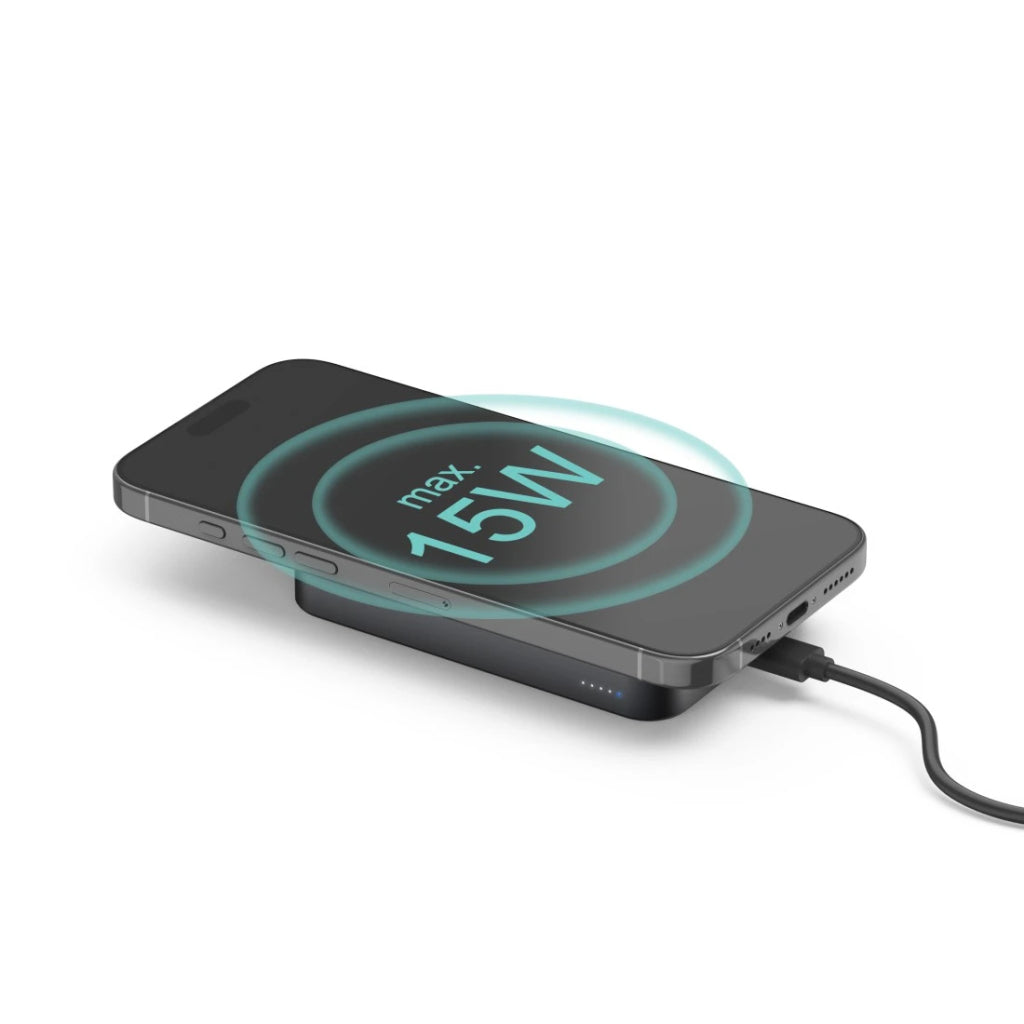 Hama bloc d'alimentation sans fil qi2 10000mah charge inductive anthracite