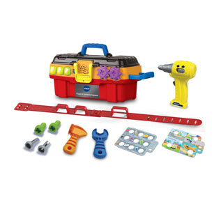 Ensemble d'outils de bricoleur Vtech - Ensemble d'outils 9 pièces - à partir de 2 ans - jouets éducatifs