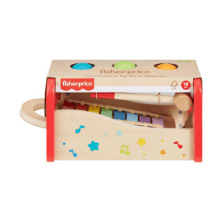 Xylophone en bois Fisher-Price avec banc marteau