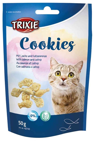 Biscuits Trixie au saumon et à l'herbe à chat