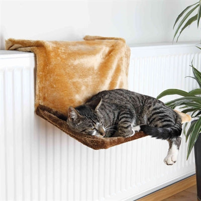 Trixie radiateur hamac peluche laine blanc