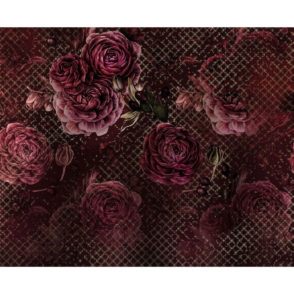 Fond d'écran Komar Photo Rouge Intense 350x280 cm