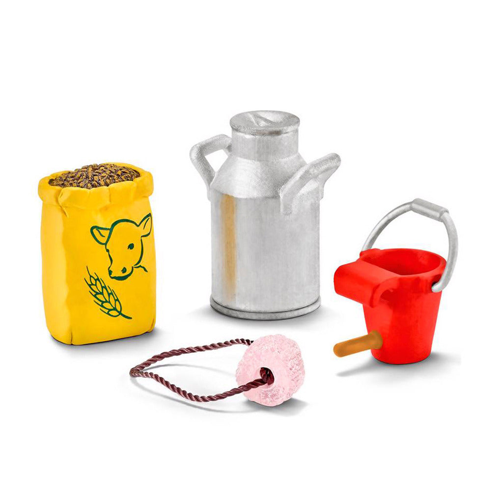Schleich aliment pour vache et veau 4 pièces
