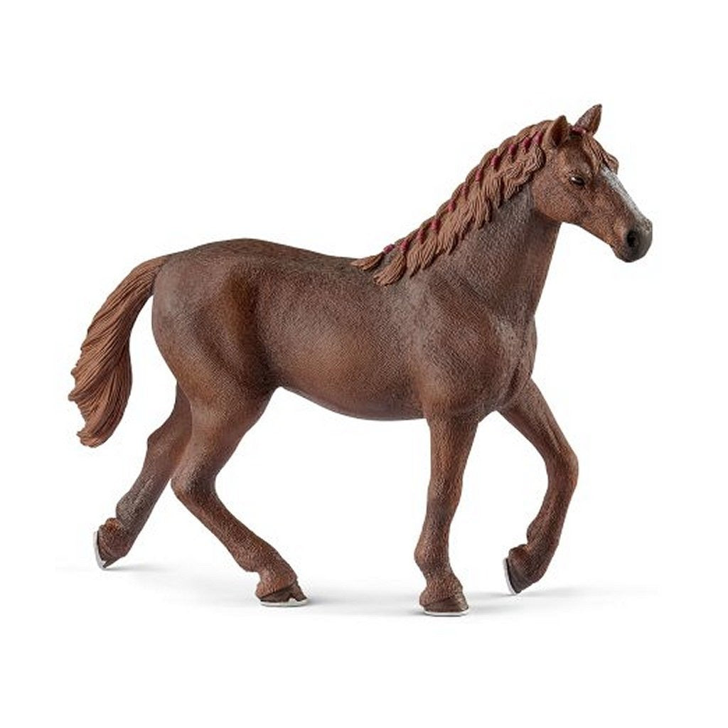 Schleich Horse Club - Jument pur-sang anglais - Figurine de jeu - Jouet pour enfants pour garçons et filles - 5 à 12 ans - 13855