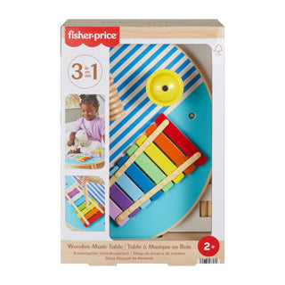 Table à musique en bois Fisher-Price - avec instruments - 3 parties