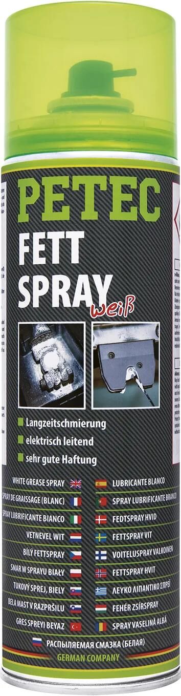 Petec spray de graisse spray de graisse blanc 500 ml