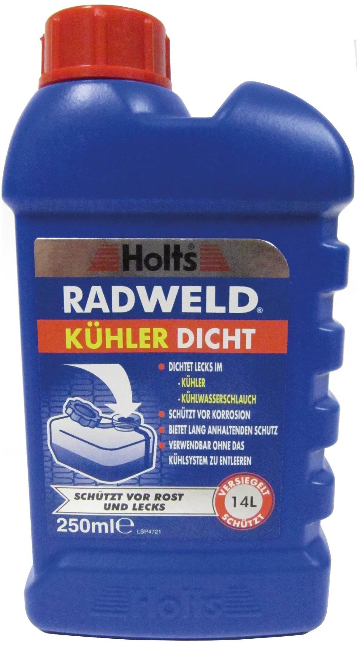Holts radiateur stop fuite radweld camion 250 ml fluide.kuehlerdichtm