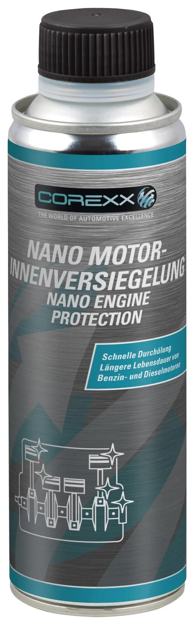 Corexx additif nano moteur version gelung nano moteur revêtement 300ml