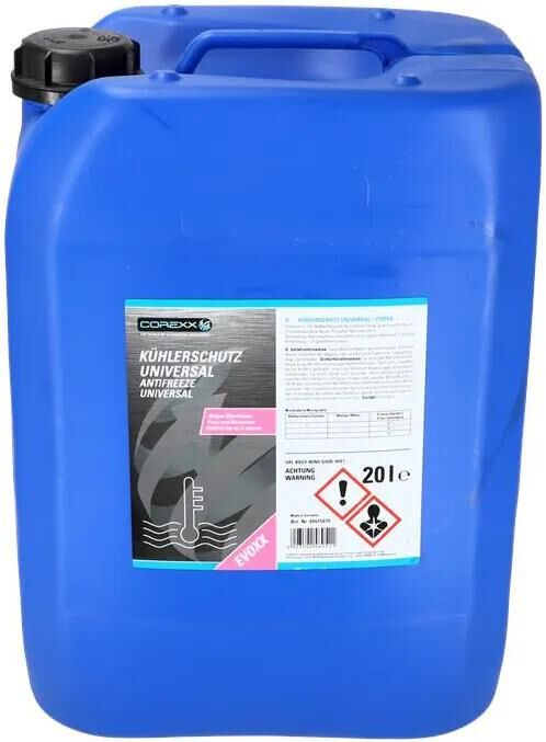 Corexx produit de protection radiateur uni evoxx antigel 20 l universel evoxx