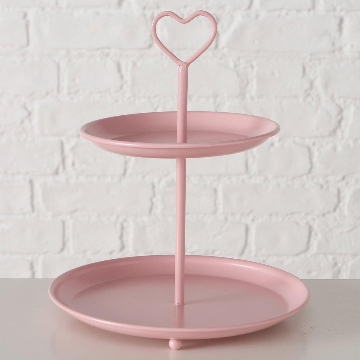 Boltze home etagère rose ø21xh25cm