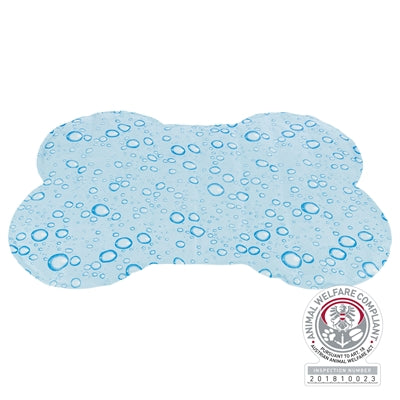 Trixie Cool Mat Bone bleu clair