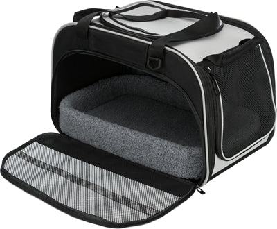 Trixie sac pour chat valery noir gris