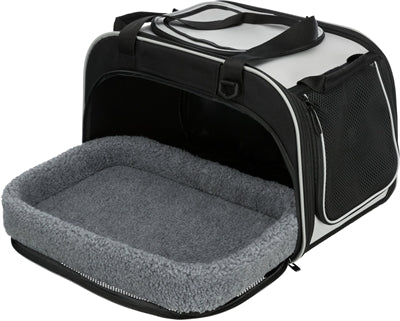 Trixie sac pour chat valery noir gris