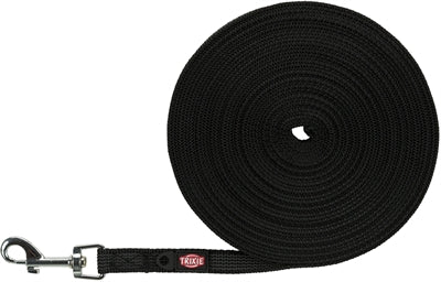 Ligne de remorquage en laisse pour chien Trixie avec noir caoutchouté
