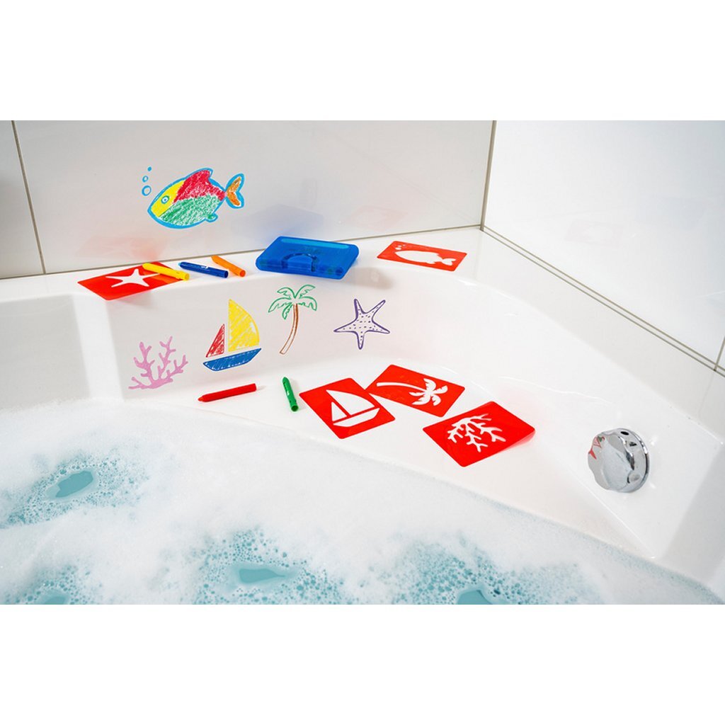 Eberhard faber ef-524110 craie de bain 10 pièces boîte de rangement incl. 5 cartouches