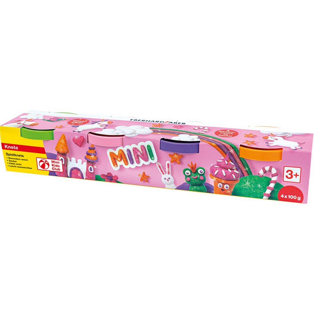 Eberhard faber ef-572511 paillettes d'argile pour enfants 4 pots