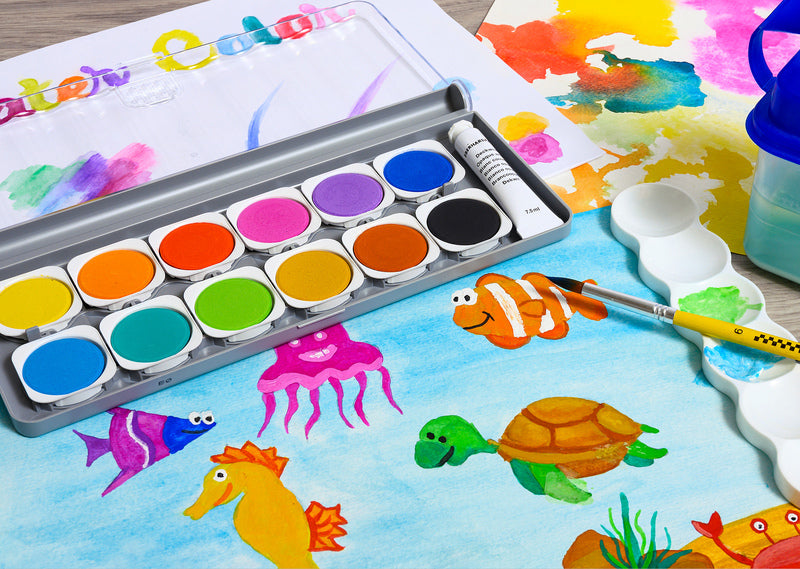 Eberhard faber ef-578312 boîte de couleurs gagnant 12 couleurs