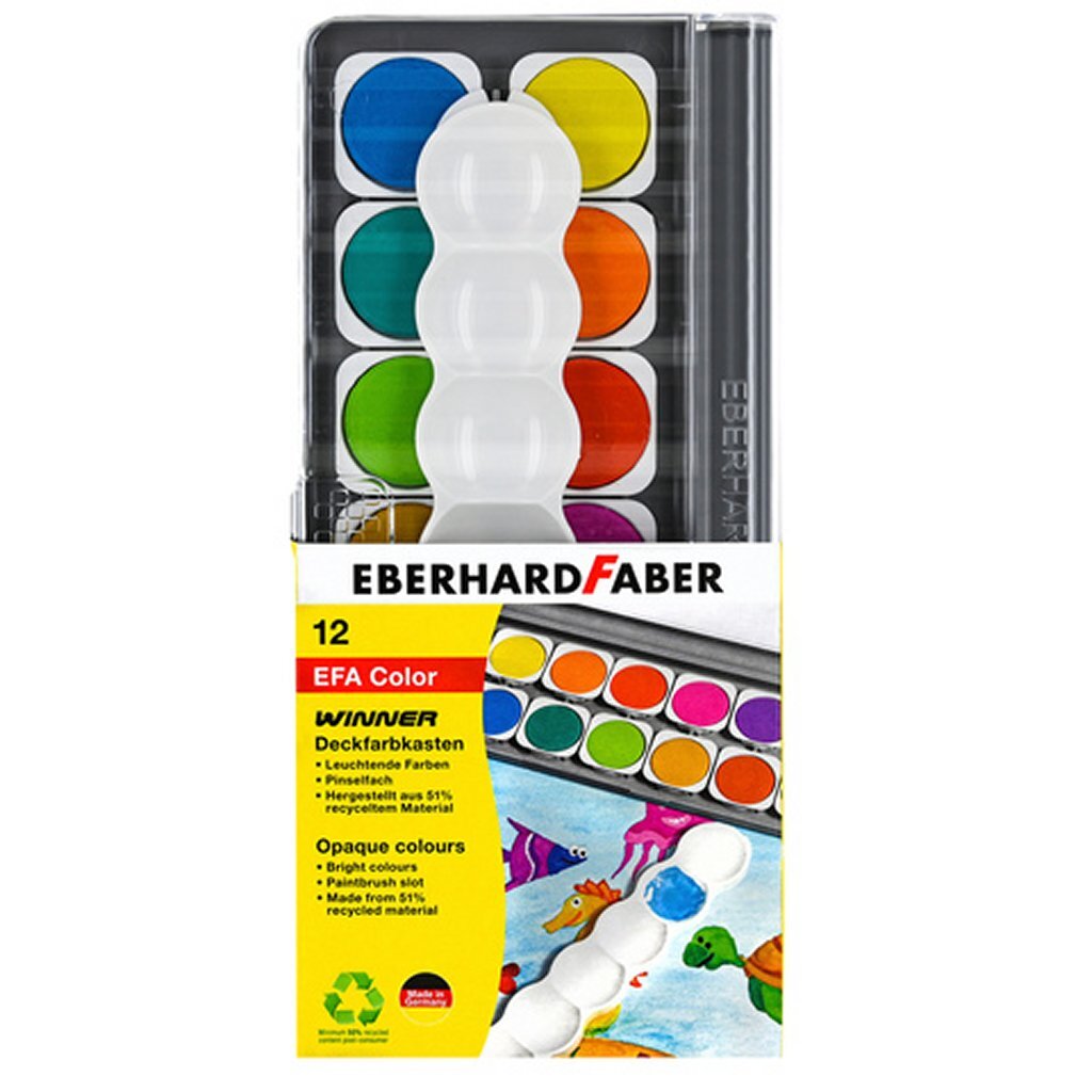 Eberhard faber ef-578312 boîte de couleurs gagnant 12 couleurs