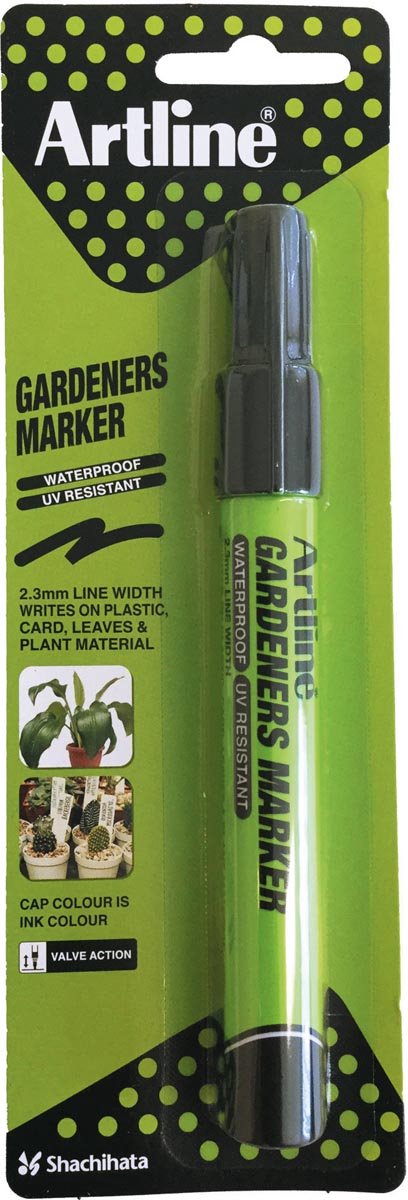 Marqueur permanent Artline Gardeners - 1 pièce - largeur de trait 2,3 mm - noir