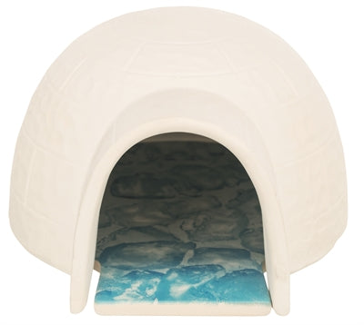Trixie hamster igloo avec plaque réfrigérante céramique blanc
