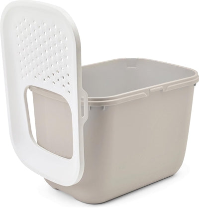 SAVIC KATTENBAK Hop en Mocca White