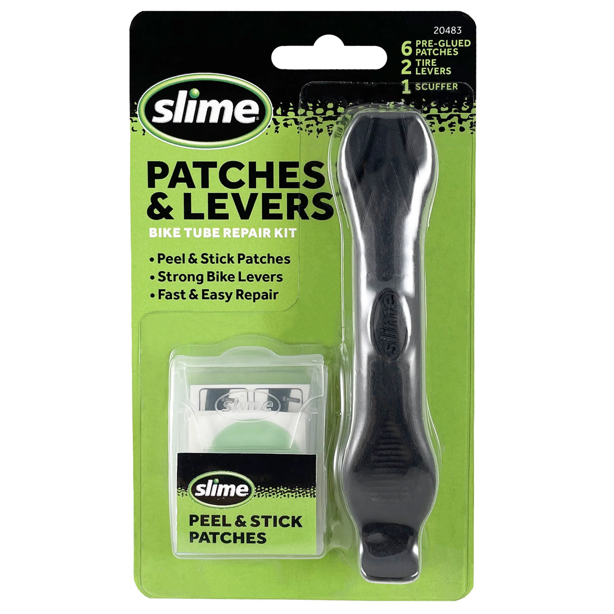Patchs adhésifs pour pneus et démonte-pneus Slime