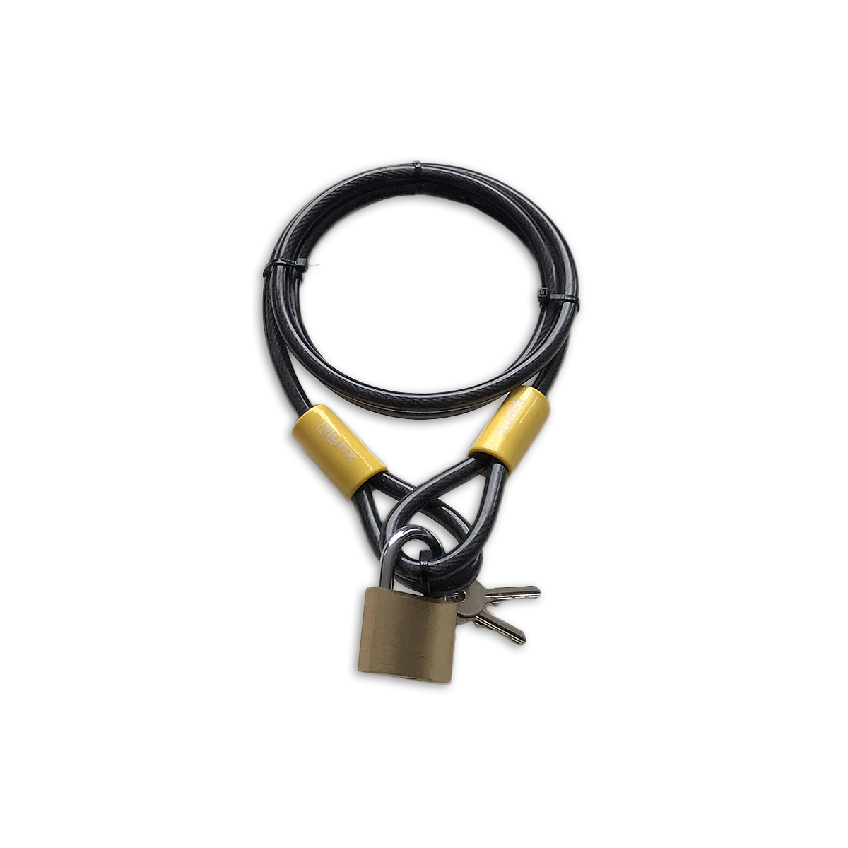 Verrouillage du câble Lynx 1,5 m - Sécurité du vélo - Crémoire en laiton - 10 mm
